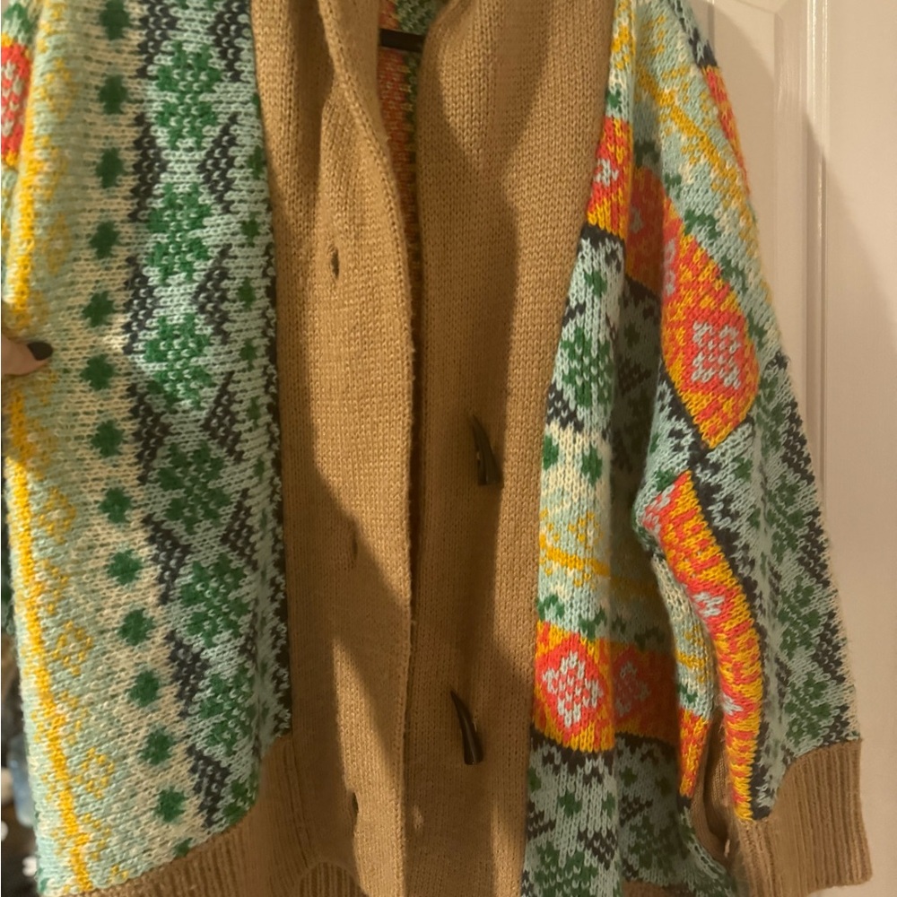Colorful Knit Cardigan